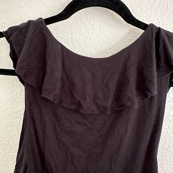 Free People Ruffle Me Away Tank in Black - Picture 6 of 7